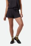 Carefree Organic Garment Dyed Lounge Short - Black