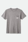 Woodburn S/S Tailored Pocket T-Shirt - Heather Grey