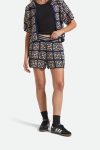 Crochet Short - Mood Indigo/Off White