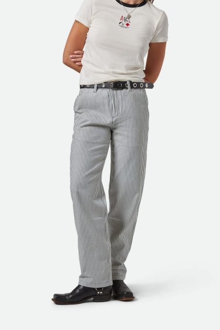 Bedford Pant - Azure Blue Pinstripe