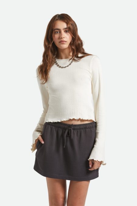 Carefree Organic Garment Dye Lounge Skirt - Black